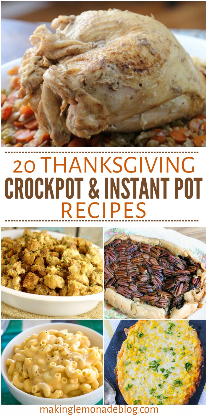 20 Timesaving Thanksgiving Crockpot and Instant Pot Recipes