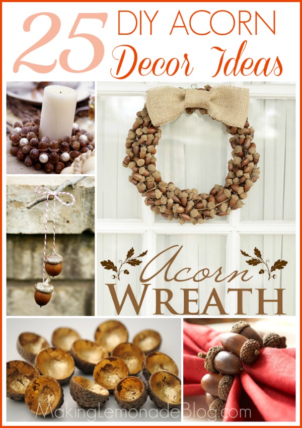 Acorn Inspired Fall Decor (DIY Fall Decor Ideas)