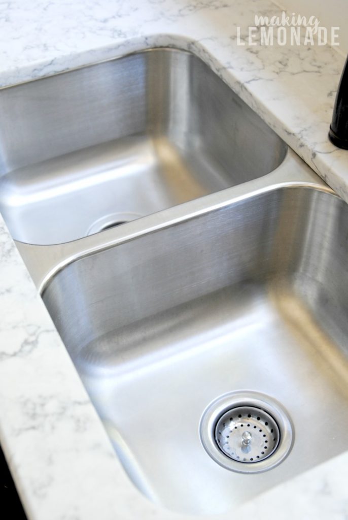 naturally clean sink