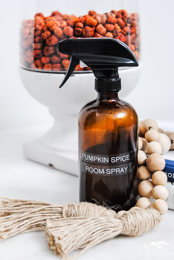 DIY Pumpkin Spice Room Spray & Potpourri