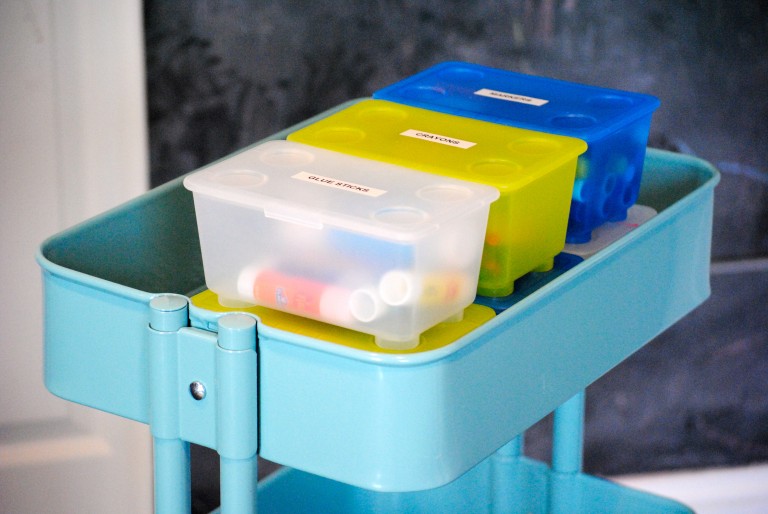 Kids Art Cart {IKEA Hack}