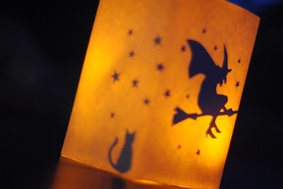 DIY Halloween Decor: Glowing Luminaries