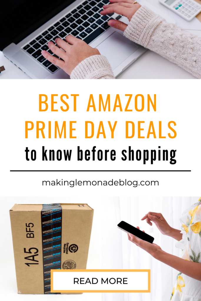 collage of Prime Day shopping tips