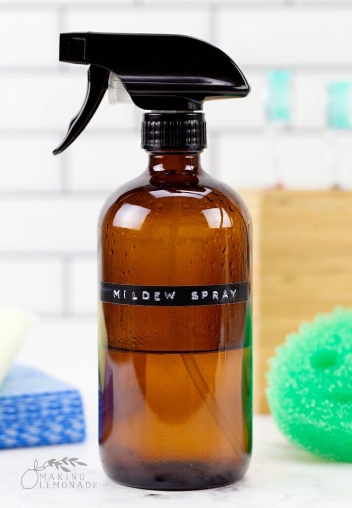 mold and mildew spray bottle