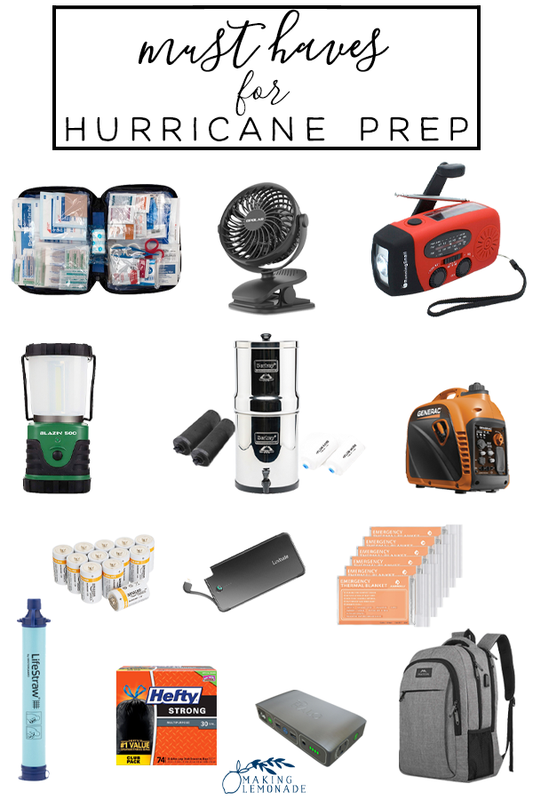 must haves for hurricane prep emergency preparedness kit list