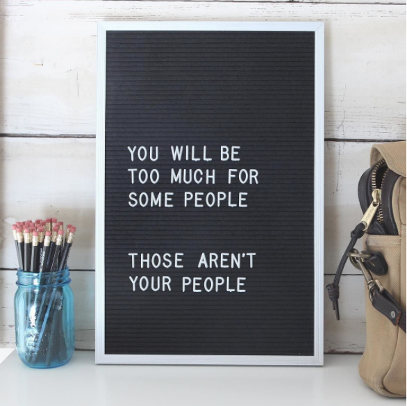 Clever letterboard quotes, ideas and inspiration