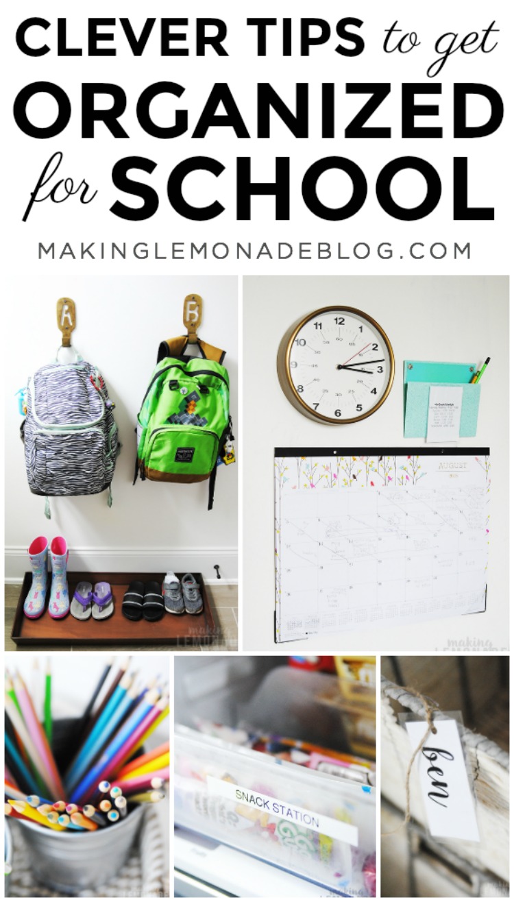 12 Clever Tips to Get Organized for Back to School