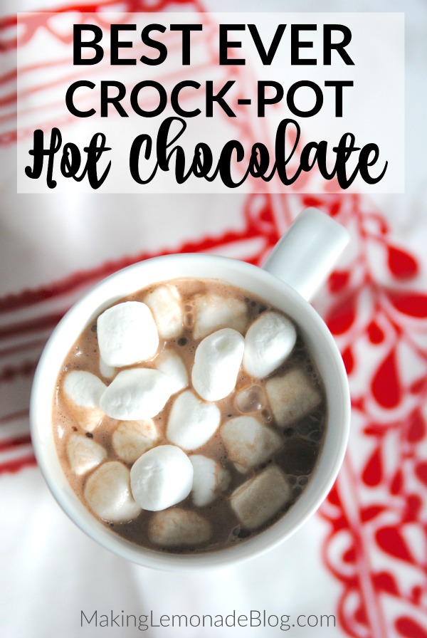 BEST EVER Crockpot Hot Chocolate Recipe!