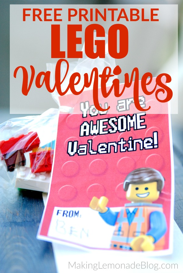 Free Printable LEGO Valentines ( + Clever Ways to Use Them!)