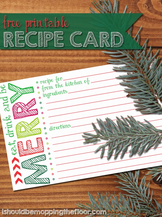 holiday recipe cards