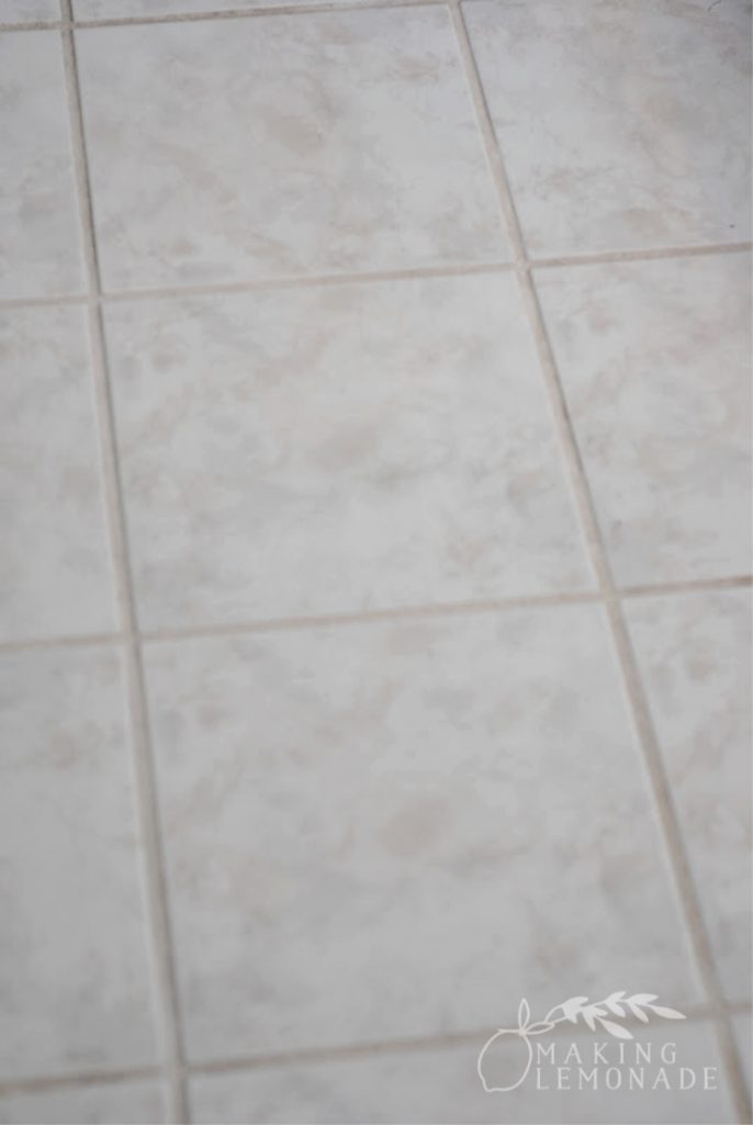 The MAGIC Grout Trick-- how to clean grout easily and naturally with this one trick!
