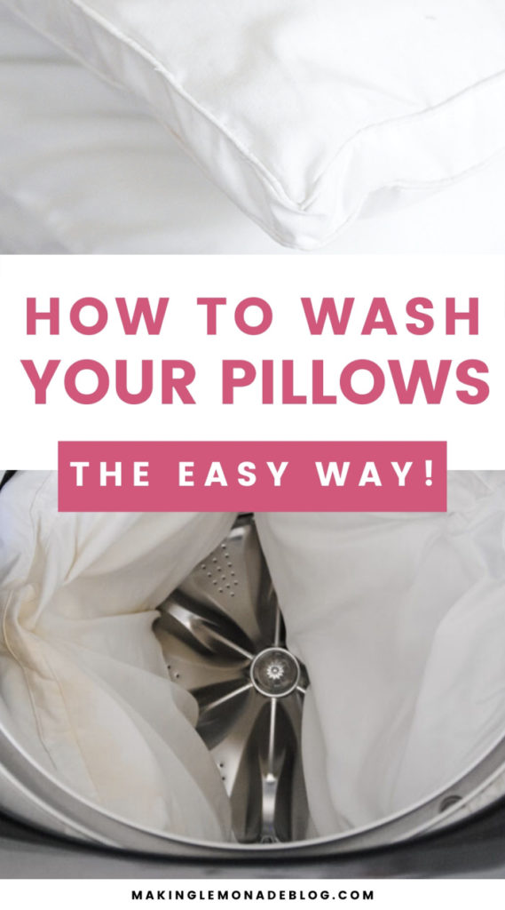 how to clean pillows the easy way