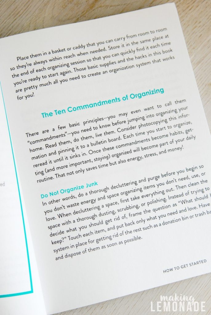 Organization Hacks has over 550 hacks, tips and ideas to get organized in no time!