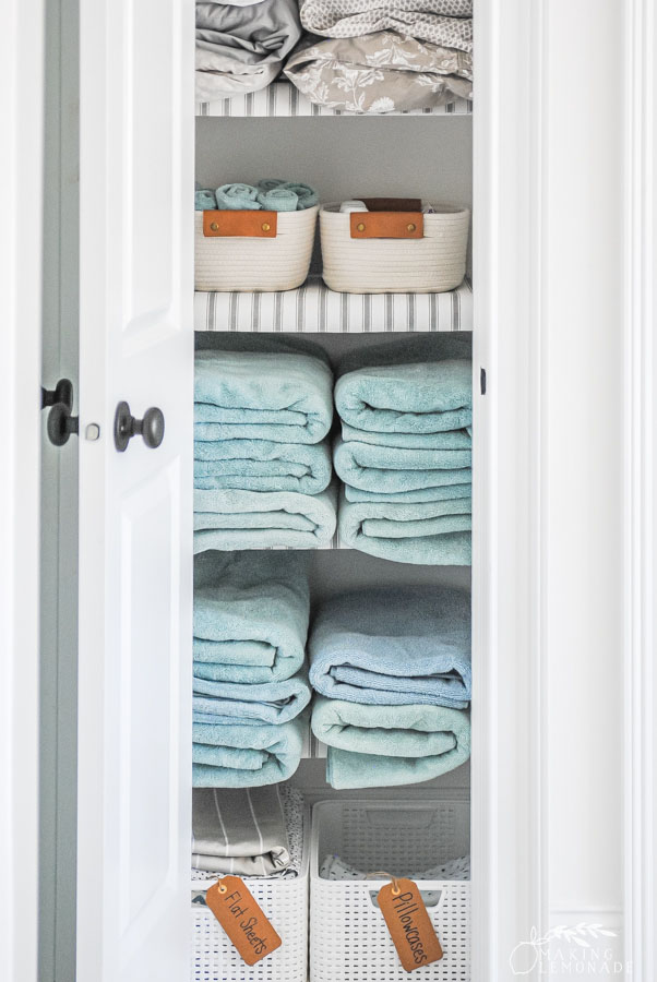 How to Organize Your Linen Closet Beautifully