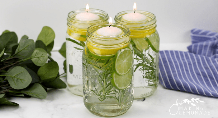 glowing mason jar luminarias the repel mosquitos