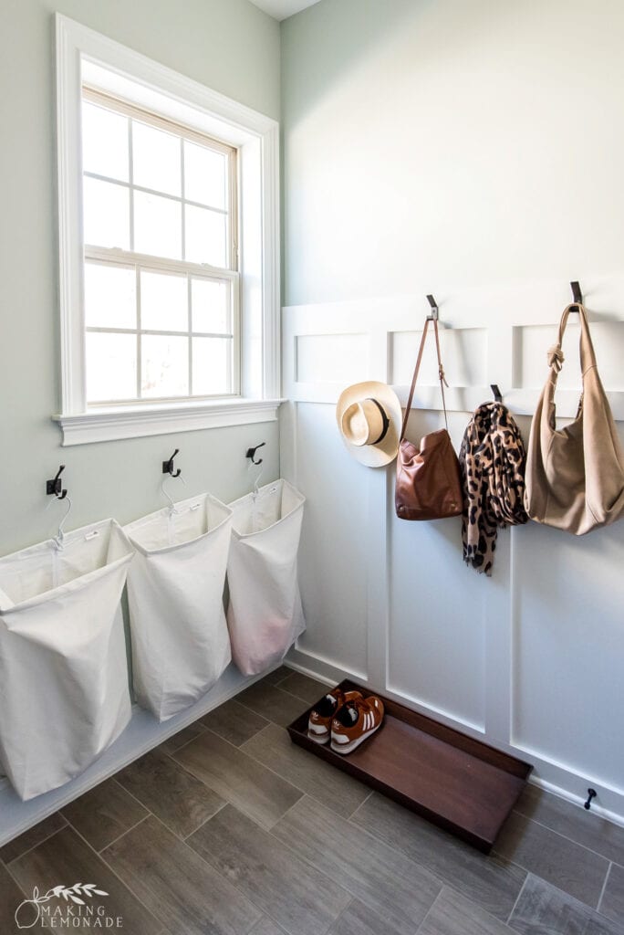 laundry room and mudroom storage hooks