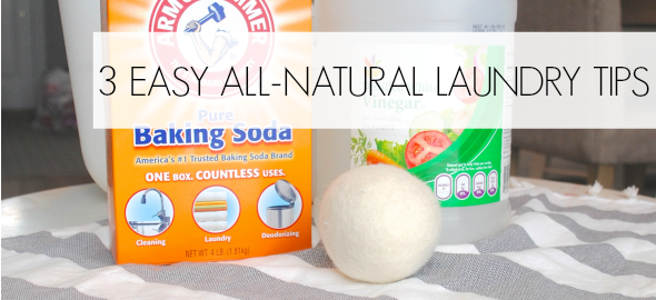 3 All Natural Laundry Tips! {Eco-Friendly Laundry}