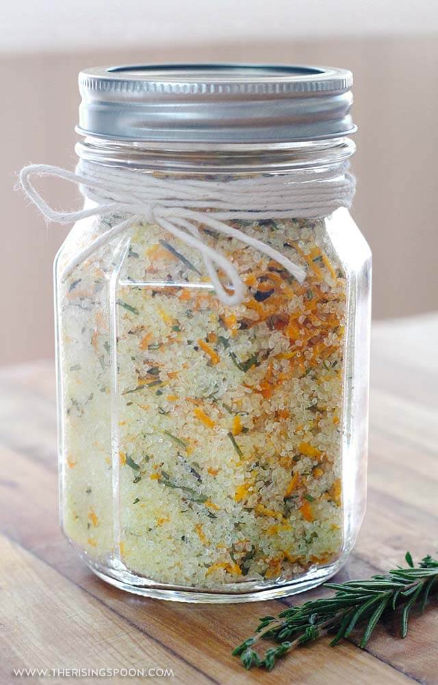 homemade gift idea: flavored salt