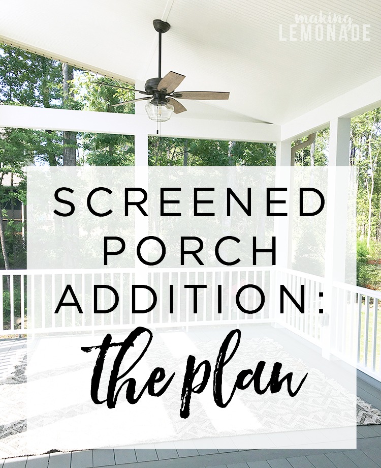 Three-Season Screened Porch & Deck Addition: The Plan and Construction